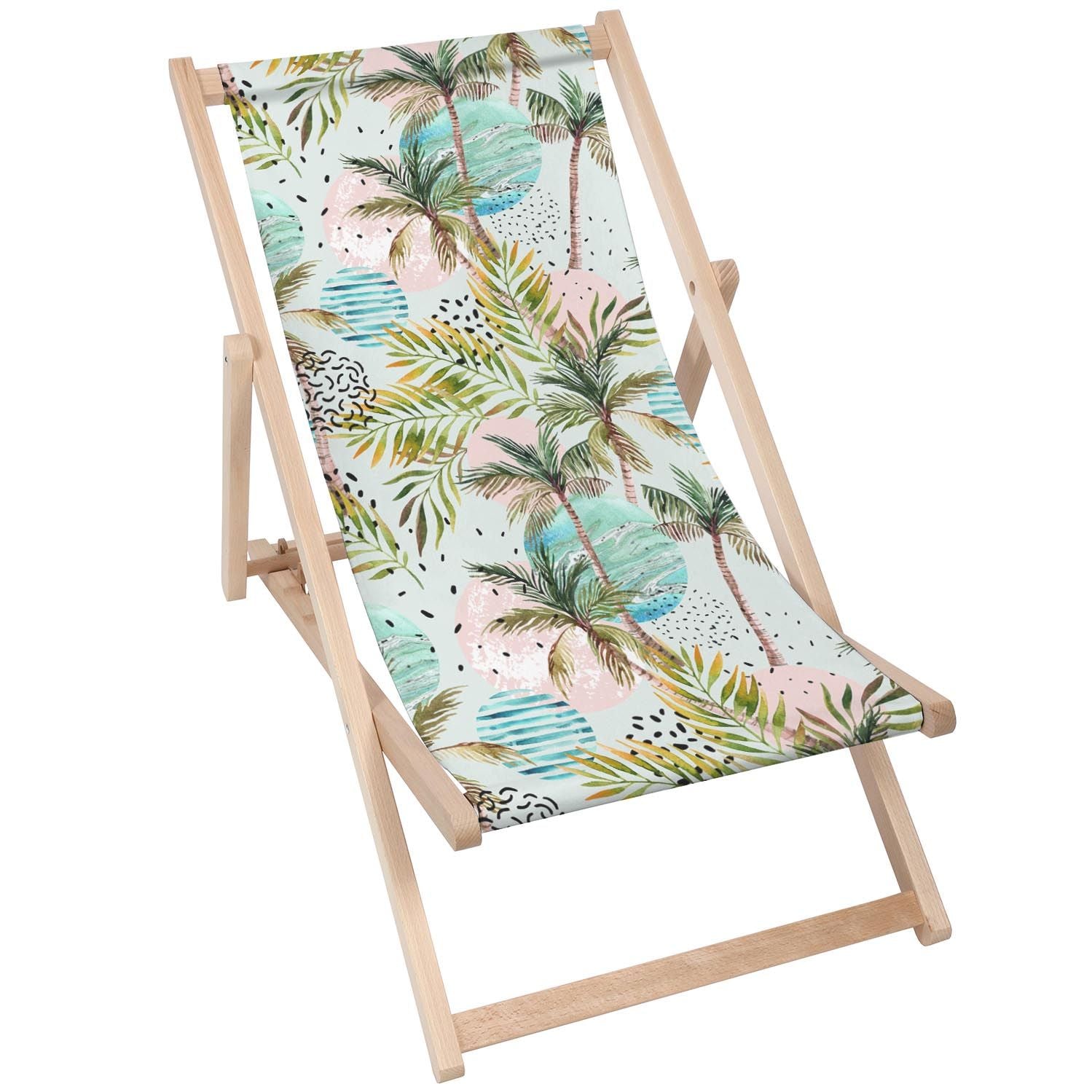 Stolik drewniany Summer Palm-50x50 CM