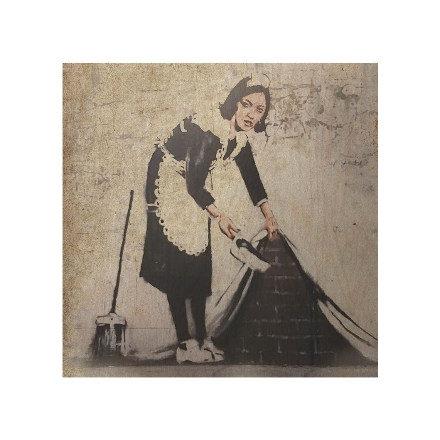 Drevený stolík The Maid-50x50 CM