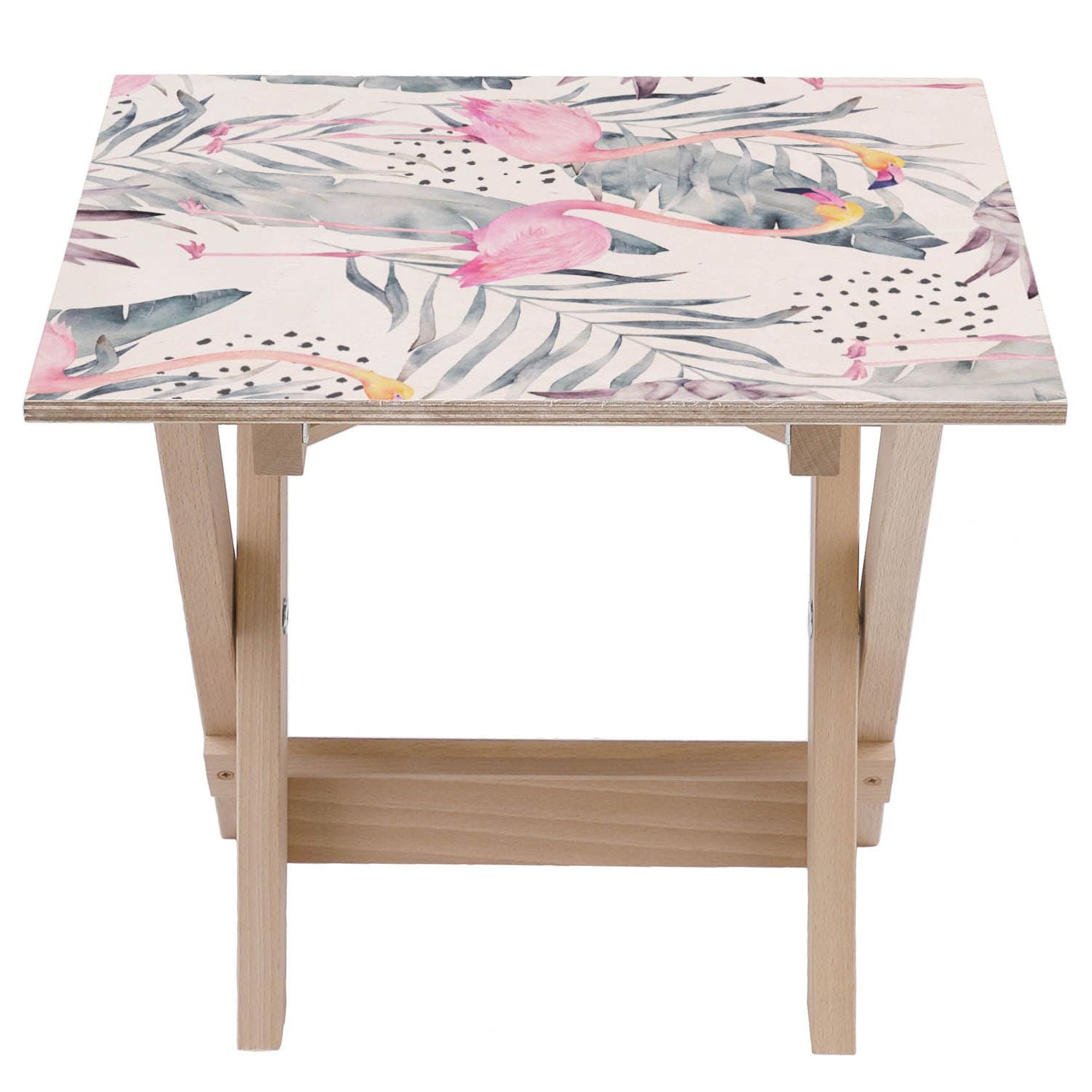 Holztisch Tropical Flamingo-30x40 CM