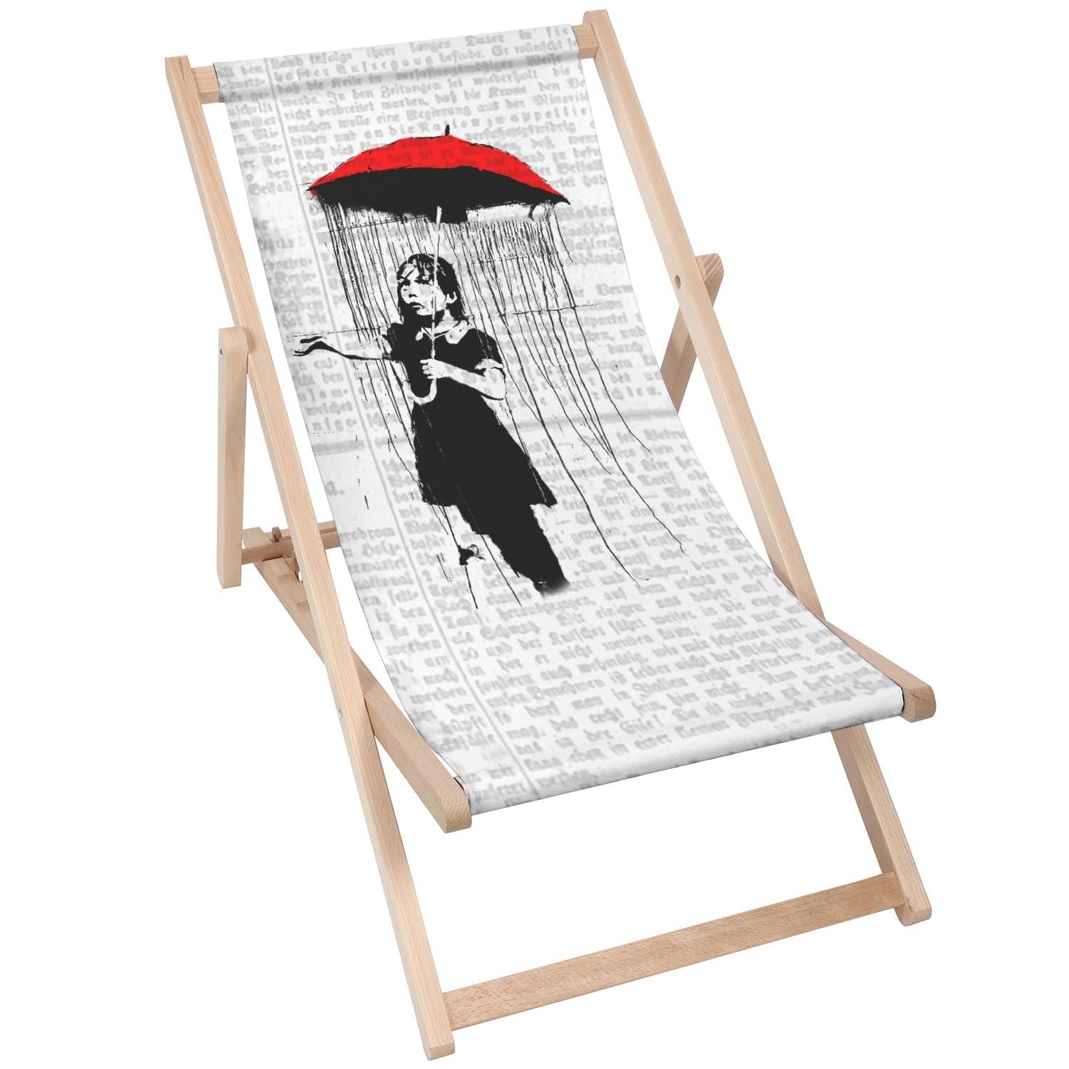 Holztisch Umbrella Girl-30x40 CM