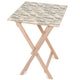Stolik drewniany Green on White