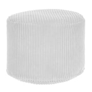 Round pouf footstool Lincoln Storm Gray-M