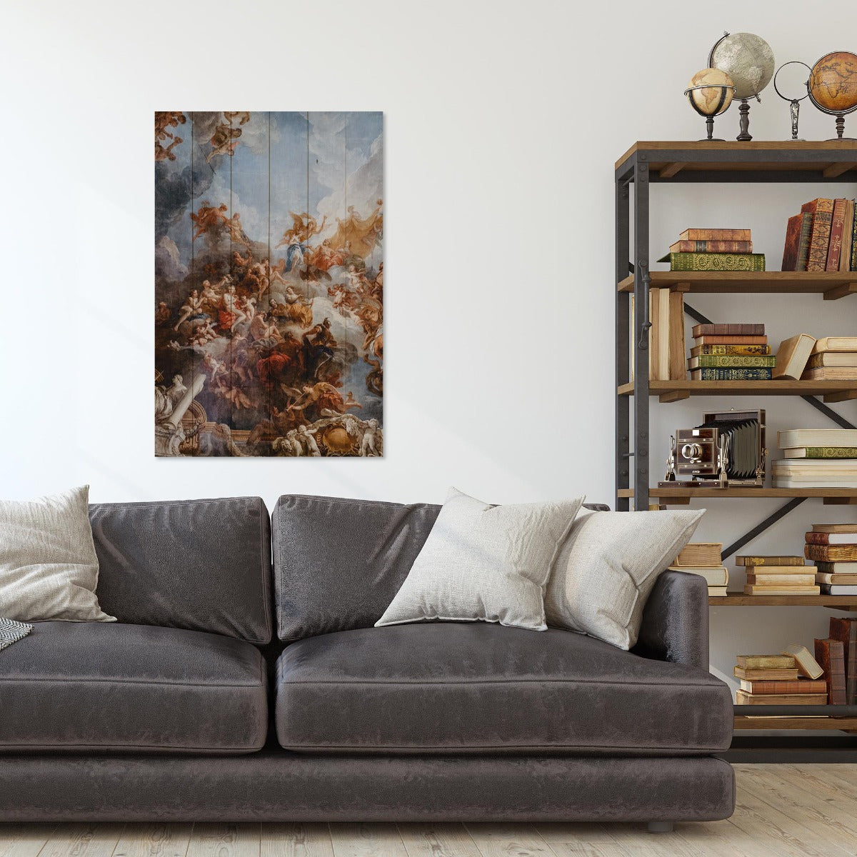 Obraz Wood The Work of Michelangelo-70x90 cm