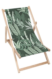 Leżak drewniany Tropical Green Jungle