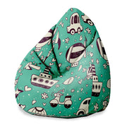 Puf Pearshape Vintage Cars-S