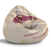 Puf Paradise Vintage Cars-Velvet