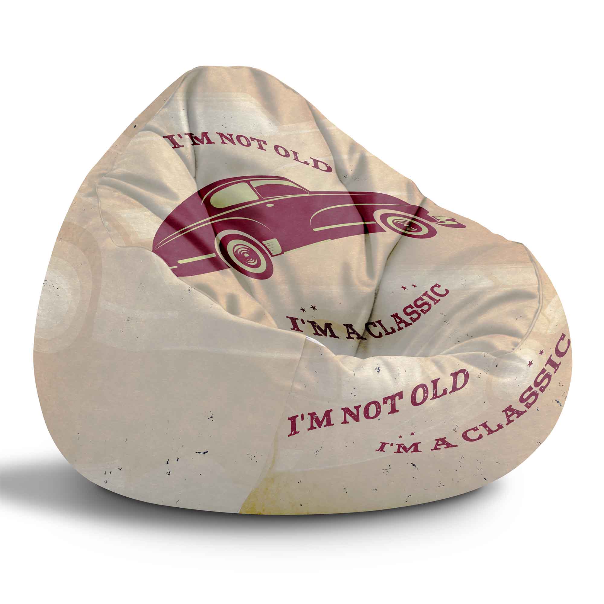 Puf Paradise Vintage Cars-Velvet