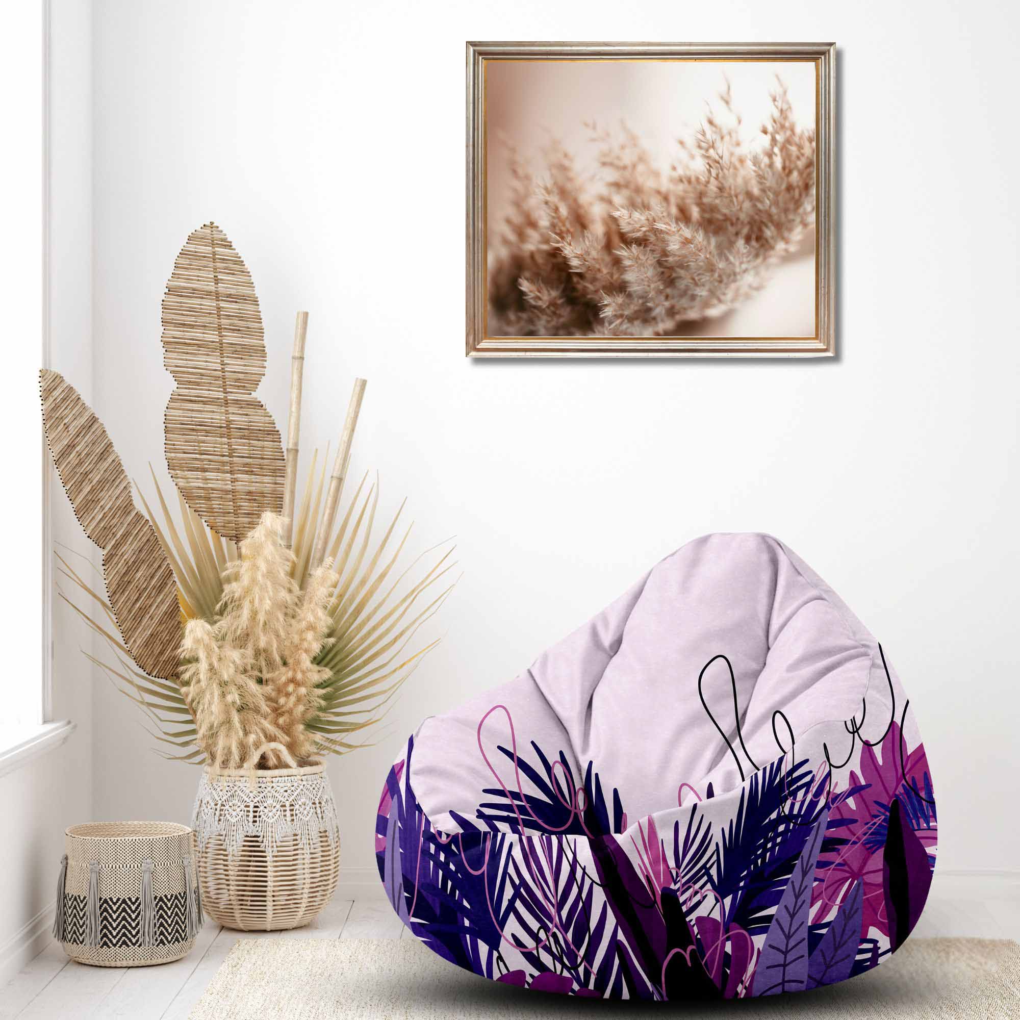 Puf Paradise Violet Tropics