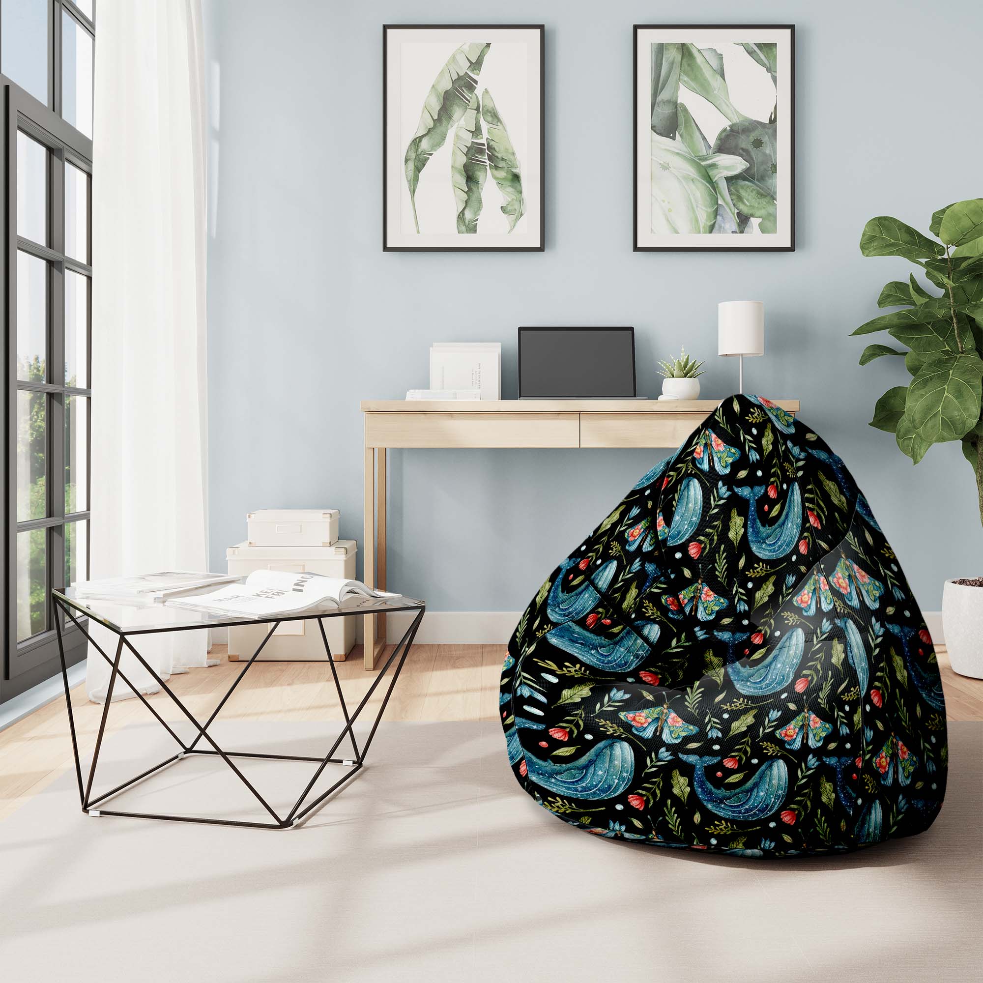 Puf Pearshape Whale and Fairy-S