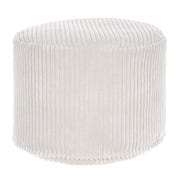 Puf okrągły podnóżek Lincoln White Dove-M