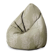 Puf Pearshape White Tree-Oxford