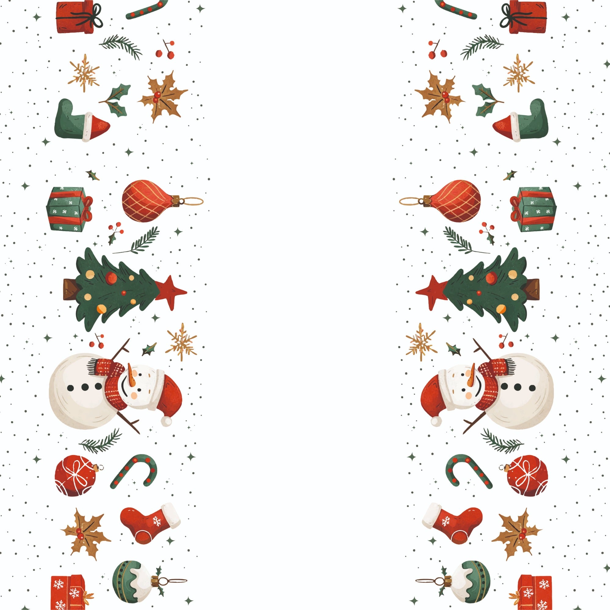 Poduszka Xmas Snowman-Panama