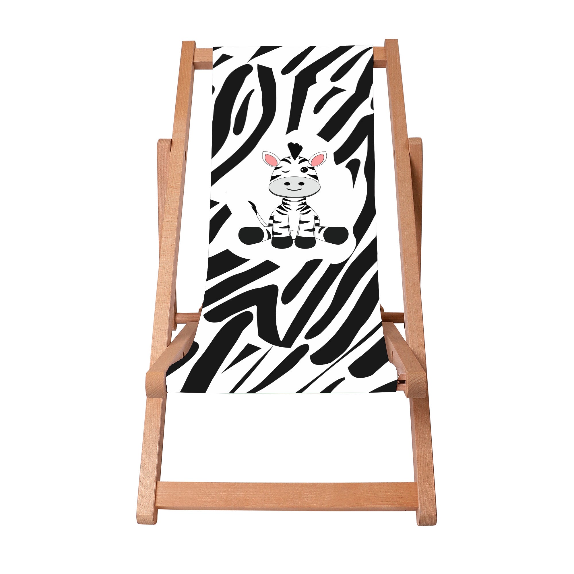 Leżak drewniany Zig zebra-S